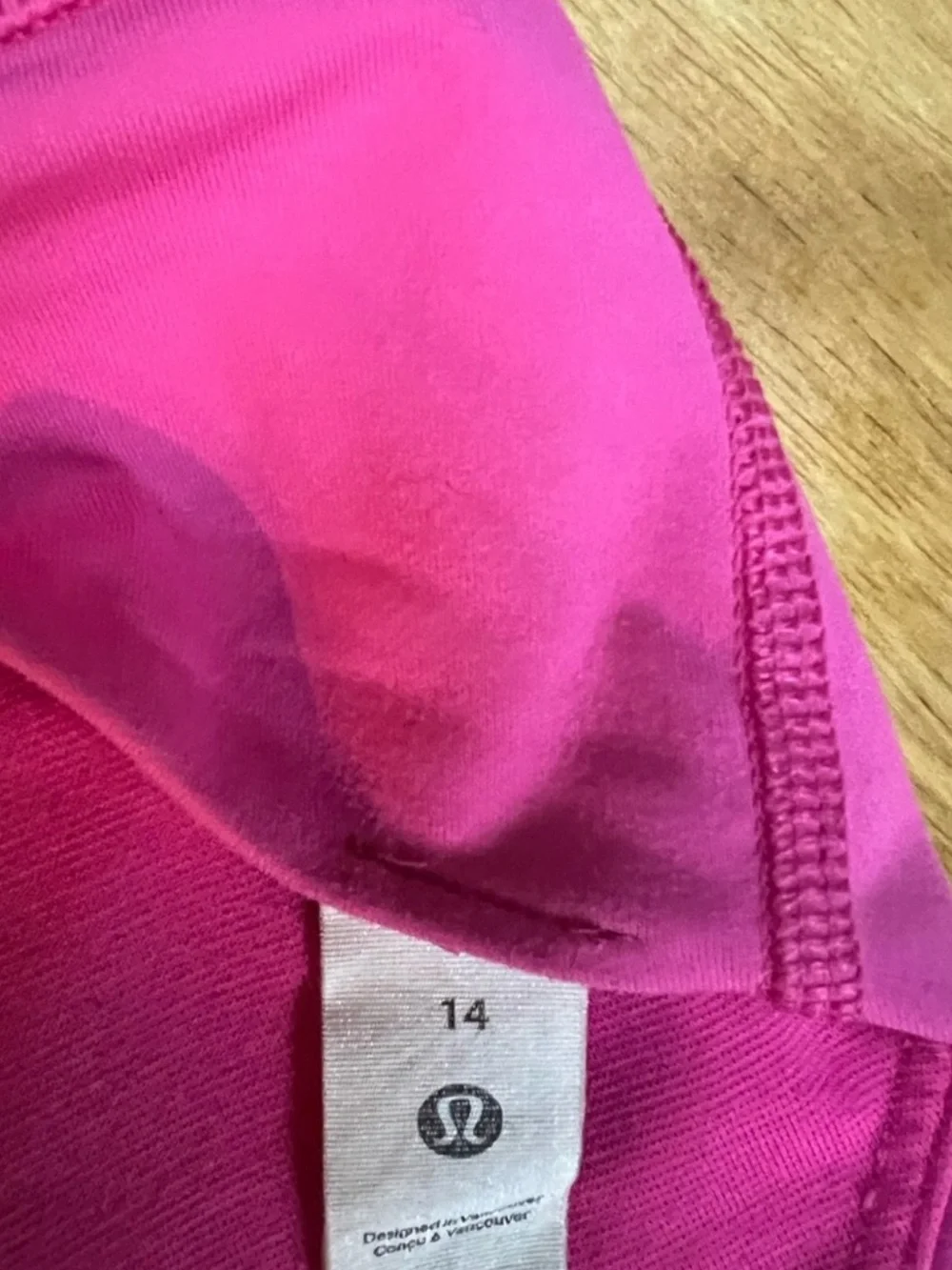 Lululemon Energy Longline Pink 14 Top